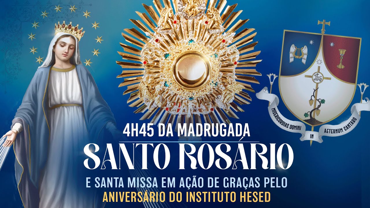 Santo Rosário da Madrugada 30/11 | Instituto Hesed - YouTube