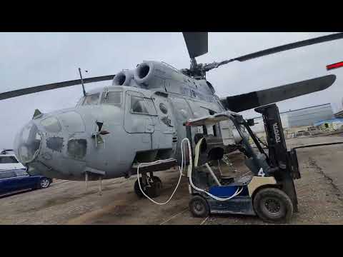 🚁Запуск АИ-8. Строим музей вертолётов в Торжке. МИ-6.  24