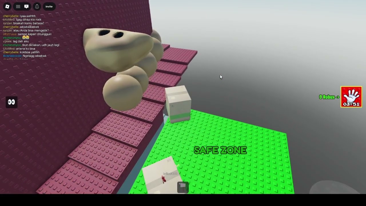 bolang bermain scary worm tower go up