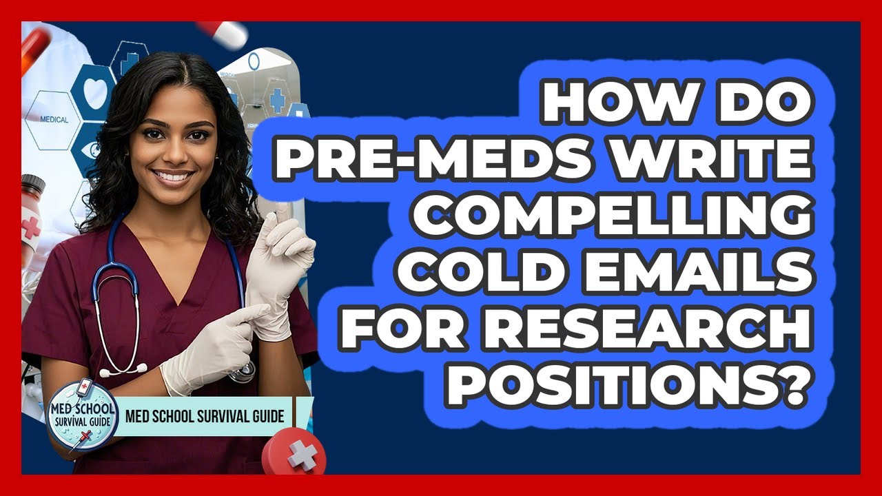 How Do Pre-meds Write Compelling Cold Emails For Research Positions? - Med School Survival Guide