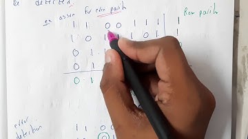 3 two dimensional parity check