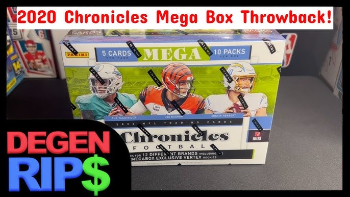 2020 Panini Chronicles Football Vertex Mega Box 4X Lot