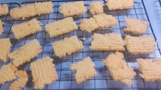 Trying to make cheese crackers