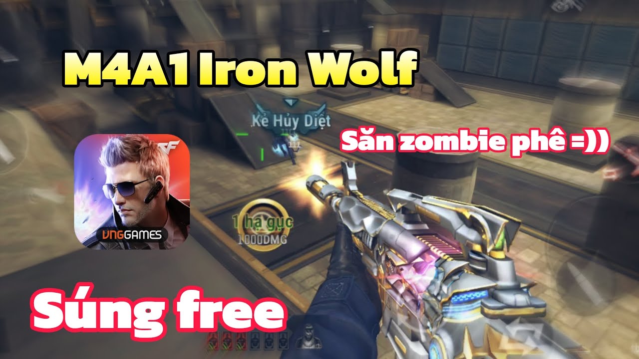 CF Mobile - M4A1 Iron Wolf Săn Zombie Ngày Đầu CFL Việt Nam.