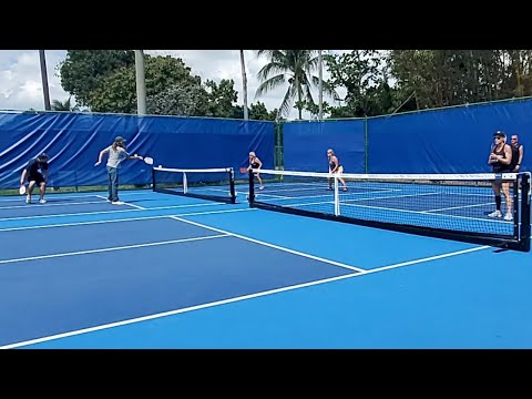 Delray Beach Open - Ari Goldberger & Geriann Picchioni v. Kerry Shannon & Frank Falvey 3.5 50+ Mixed