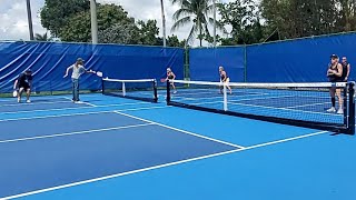 Delray Beach Open - Ari Goldberger & Geriann Picchioni v. Kerry Shannon & Frank Falvey 3.5 50+ Mixed