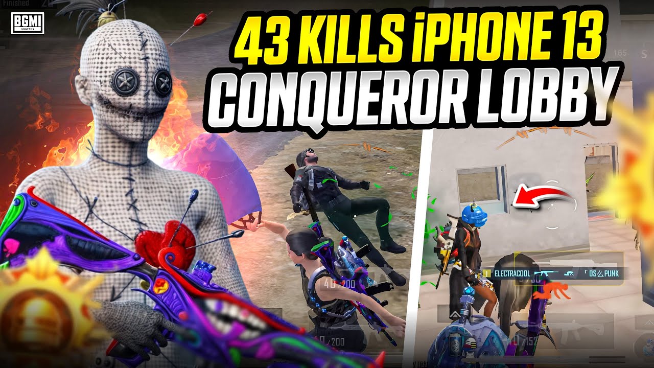 43 KILLS IN iPHONE 13 BGMI INSANE CLUTCHES | iPHONE 13 BGMI SENSITIVITY ...