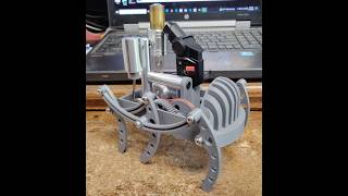 E.C.E. Sterling Engine powered walking 3d printed Hexapod robot.
