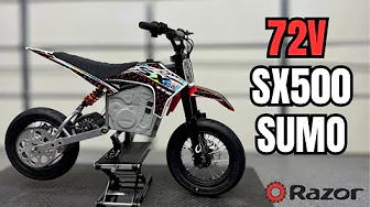 72V Razor SX500 Supermoto - CurbHopper Customs Fork Install