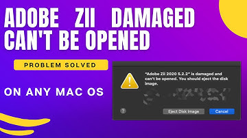 Adobe Zii is damaged can