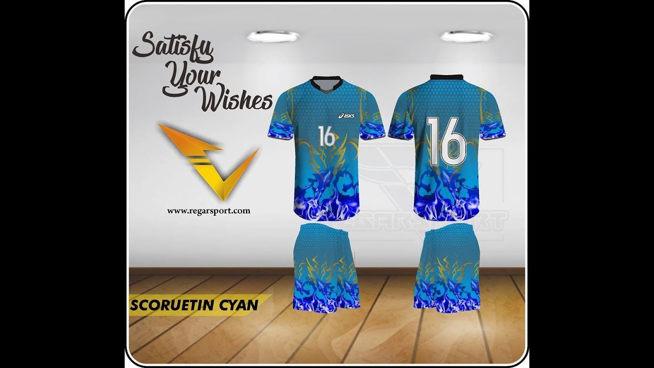 desain kaos volley mizuno