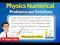 Q37. Photoelectric Effect Numerical | Modern Physics for JEE Mains &amp; Advanced 2026