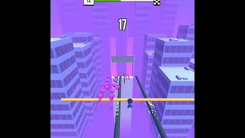 Roof Rails - All Levels Gameplay Android, iOS #Shorts