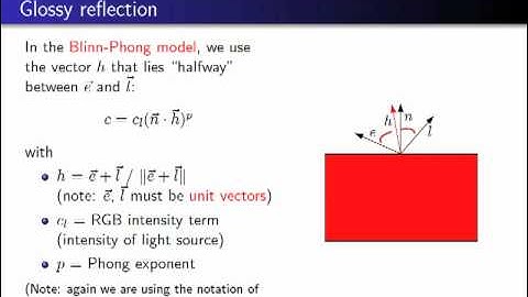 Computer Graphics 2012, Lect. 9(2) - Rasterization & Shading