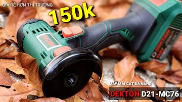 DEKTON D21 MC76 | Máy cắt cầm tay dùng pin mini | đa năng lưỡi cắt 75mm | 3 inch chính hãng DEKTON
