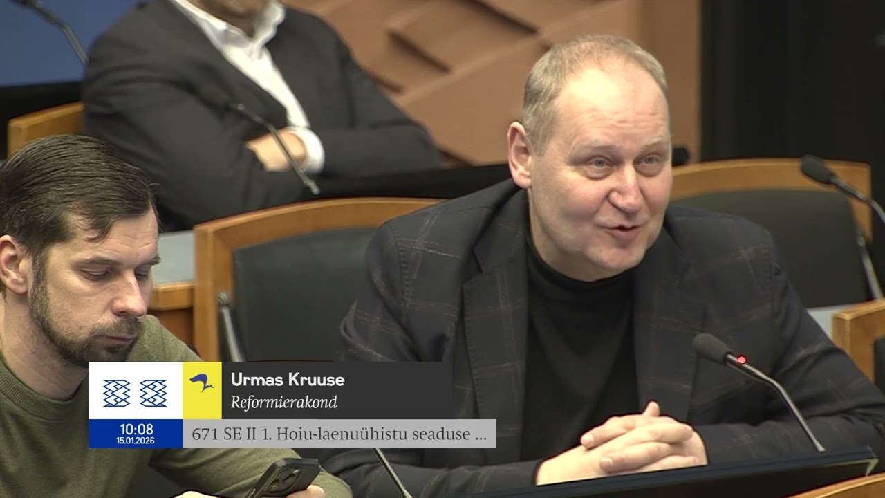 Riigikogu istung, 15.01.2026
