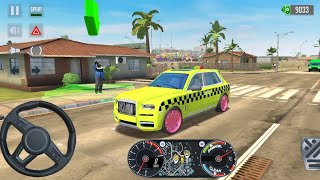 Taxi SIM 2020 | Driving Miami City SUV Rolls Royce Cullinan Yellow Car Simulator Android Gameplay