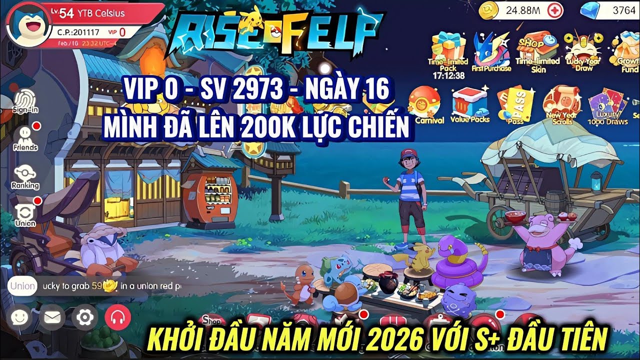 RISE OF ELF - VIP 0 - SV 2973 - NGÀY 16 : Mình đã có S+ đầu tiên trong đội và lên 200k lực chiến
