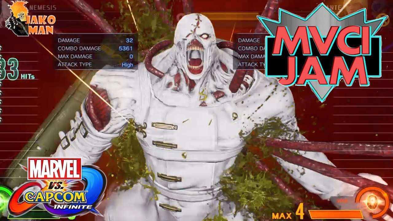 MVCI Jam Vol.5  - Ghost Rider/Nemesis Time Combo (Combo #1) 