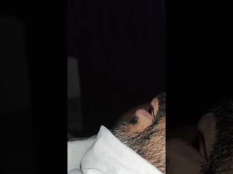Indian man snoring