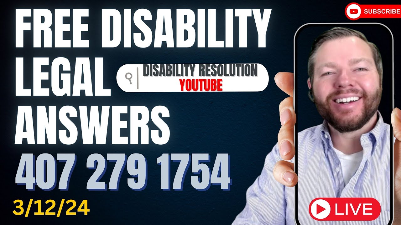 Free Disability Lawyer Live 407 279 1754