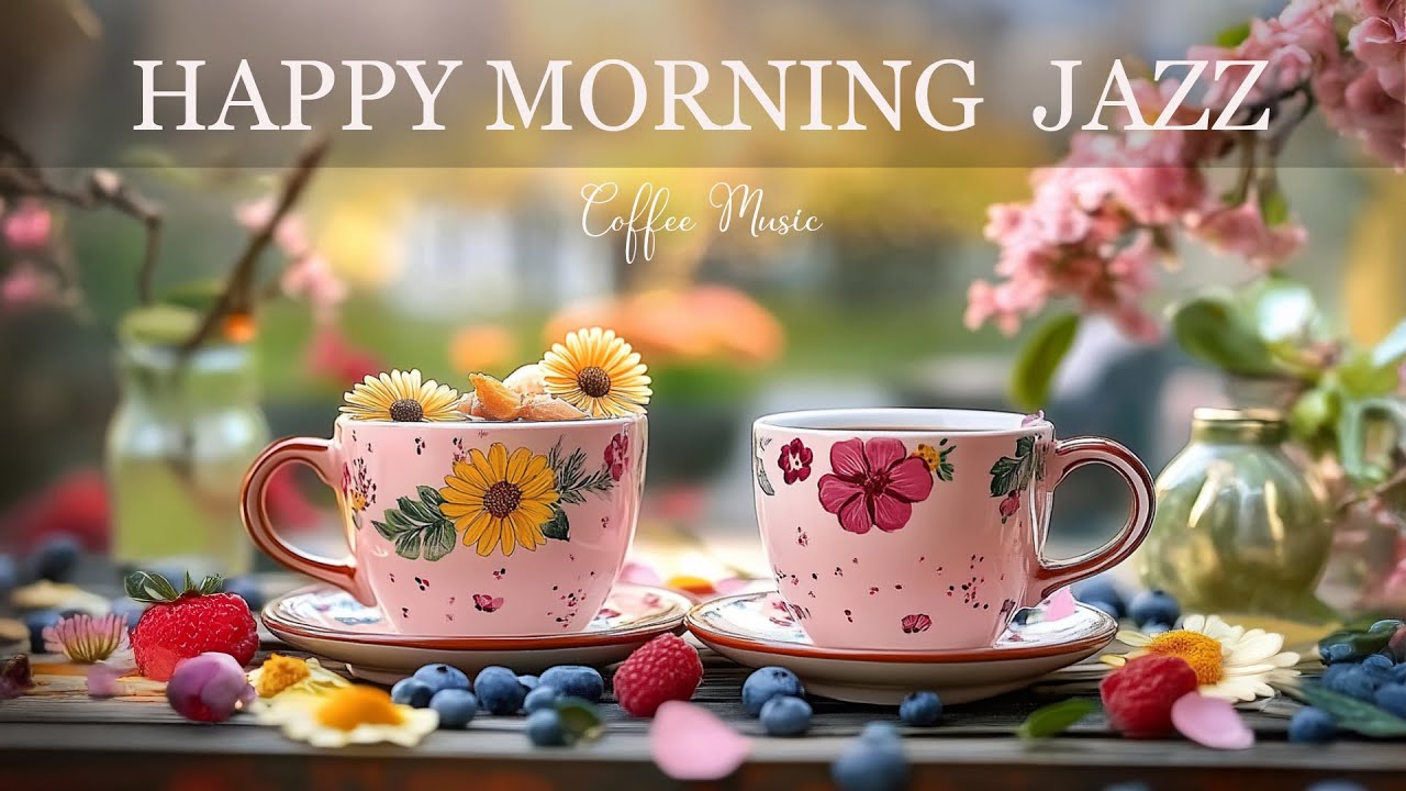 Happy Morning Jazz ☕ Delicate Piano Jazz Coffee Music & Bossa Nova Intrusmental for Energy the day