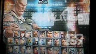 Tekken 5 todos los personajes ps2