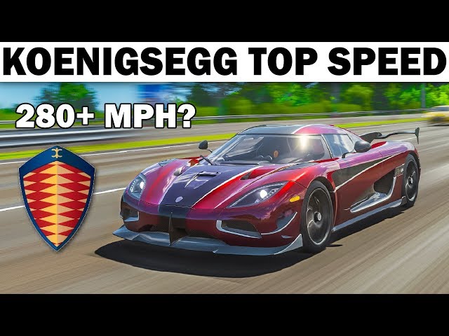 Koenigsegg do filme Need For Speed no Forza Horizon 4 