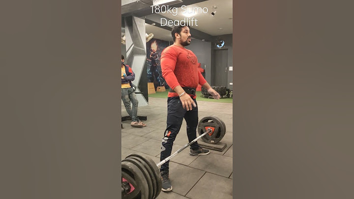 Deadlift 180kg Sumo