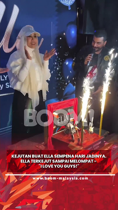 Happy birthday Ratu Rock Malaysia Ella! Semoga panjang umur dan terus rocking.🥳😍🥰❤️#boom