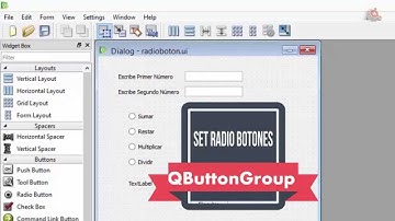 012.- Curso de Python gráfico con PyQT. widgets radio buttons.