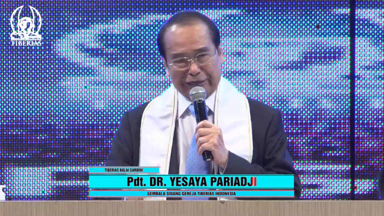 PDT DR YESAYA PARIADJI  - PERINTAH SORGA: KEMBALIKAN KUASA MINYAK URAPAN