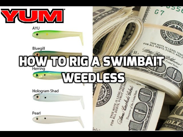 How To Rig A Swimbait Weedless 