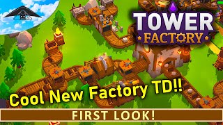 Cool New Factory TD!!  | Tower Factory [Demo] - First Look screenshot 5