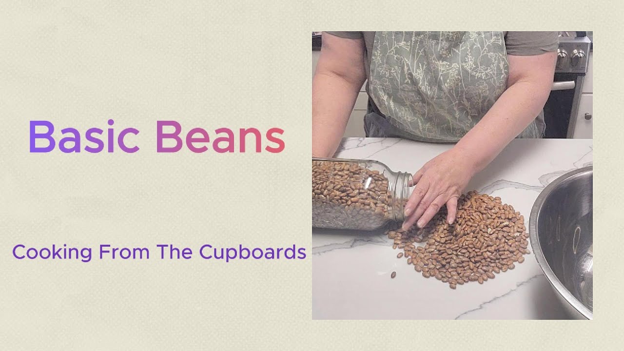 Basic Beans Prepping for the Pantry Challenge 2025 week 1 - YouTube