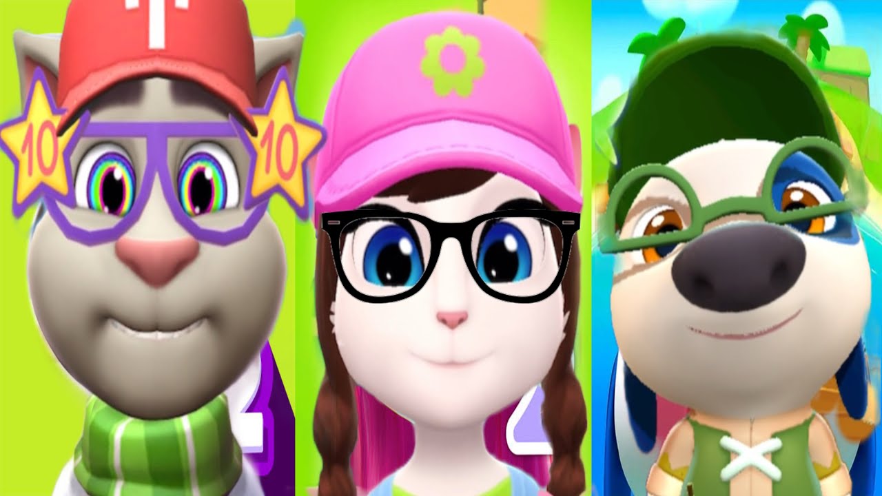 My Talking Tom 2 Vs My Talking Angela 2 Vs My Talking Hank 2