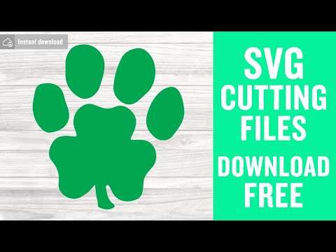 Paw Clover Svg Free Cutting Files for Cricut Free Download