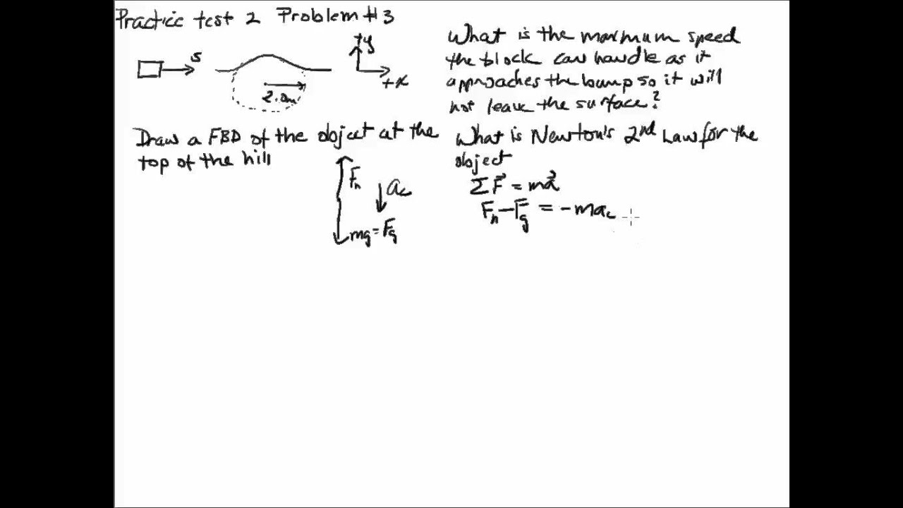 Practice Test 2 Problem 3 - YouTube