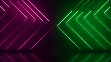 4K Neon Multicolored lines Background Animation 3