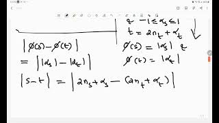 A Continuous but nowhere differentiable function   Theorem 7 18
