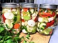 АРОМАТНЫЕ И ХРУСТЯЩИЕ ОВОЩИ  с Цветной Капустой  на Зиму. Эффектная и вкусная закуска !