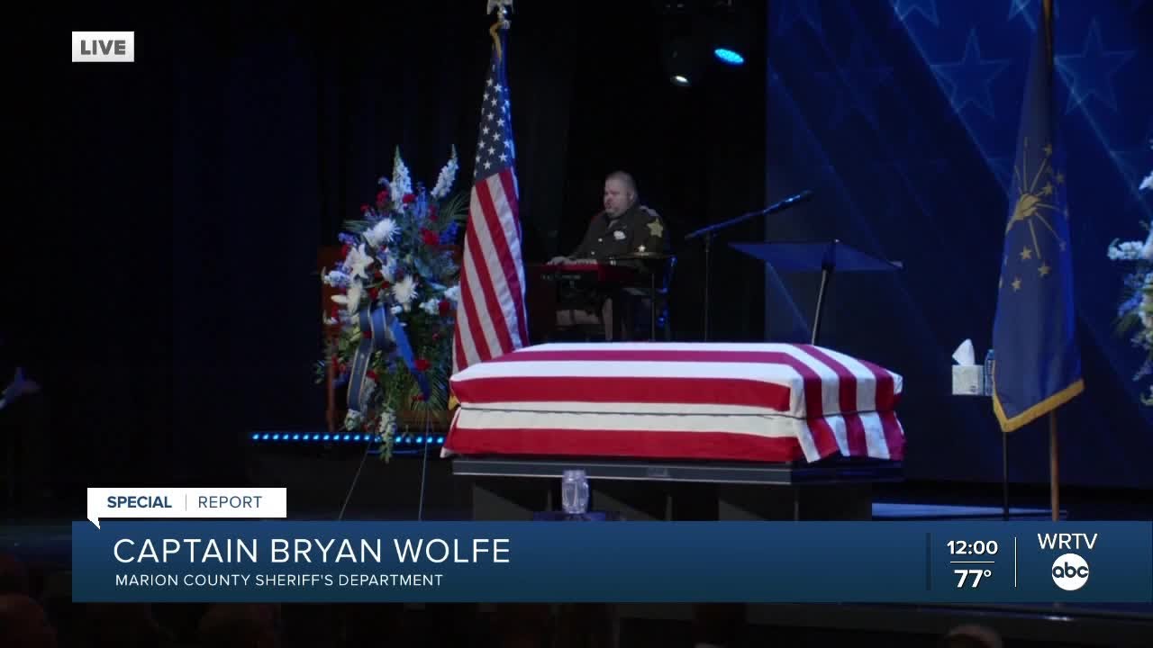 'Amazing Grace' at funeral for Elwood police Officer Noah Shahnavaz