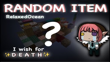 Minecraft but you get a random item every 15 seconds....