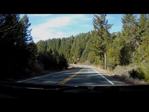 Relaxing Scenic Drive, Laytonville California to Branscomb California.