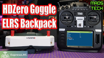 HDZero Goggles ExpressLRS Backpack - I Love This