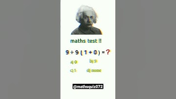 Only For Genius 🤯😱 ~ MATHS QUIZ 🤔 || #shorts #maths #quiz #viral #ytshorts #iqtest #mathsquiz072