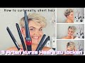 3 Arten kurze Haare zu locken | Alcinastyle #Schutzschild