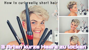 Wie macht man am besten locken bei kurzen Haaren?