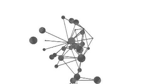 Particle Connect with Distance and Density Control example 02