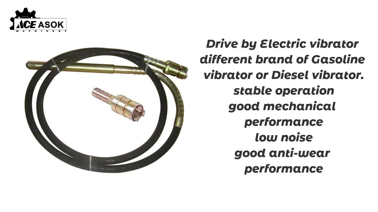 this video will make you 38mm 11/2 inch Dynapac type concrete vibrator